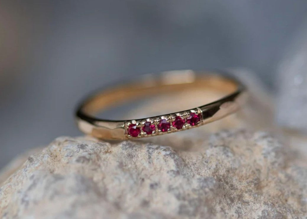 Plain Band Engagement Rings