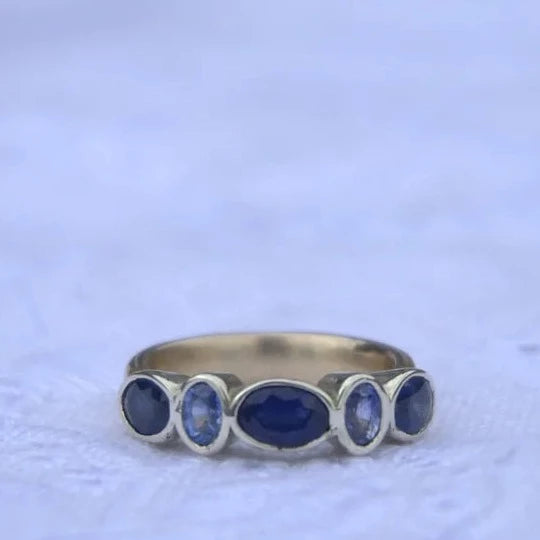 Different Blues Sapphire Band - Boutee