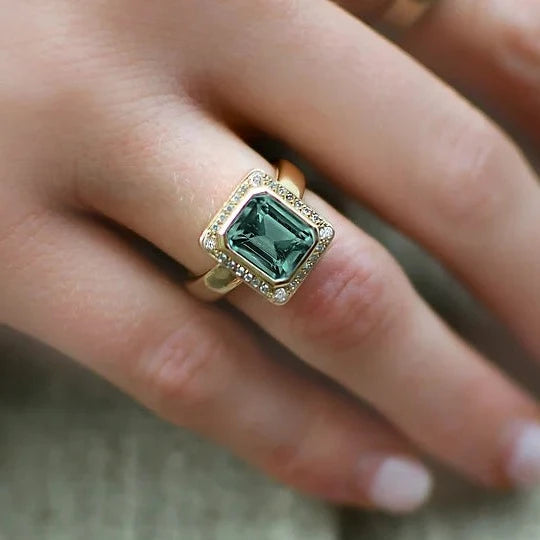Tourmaline and Diamond Ring - Boutee