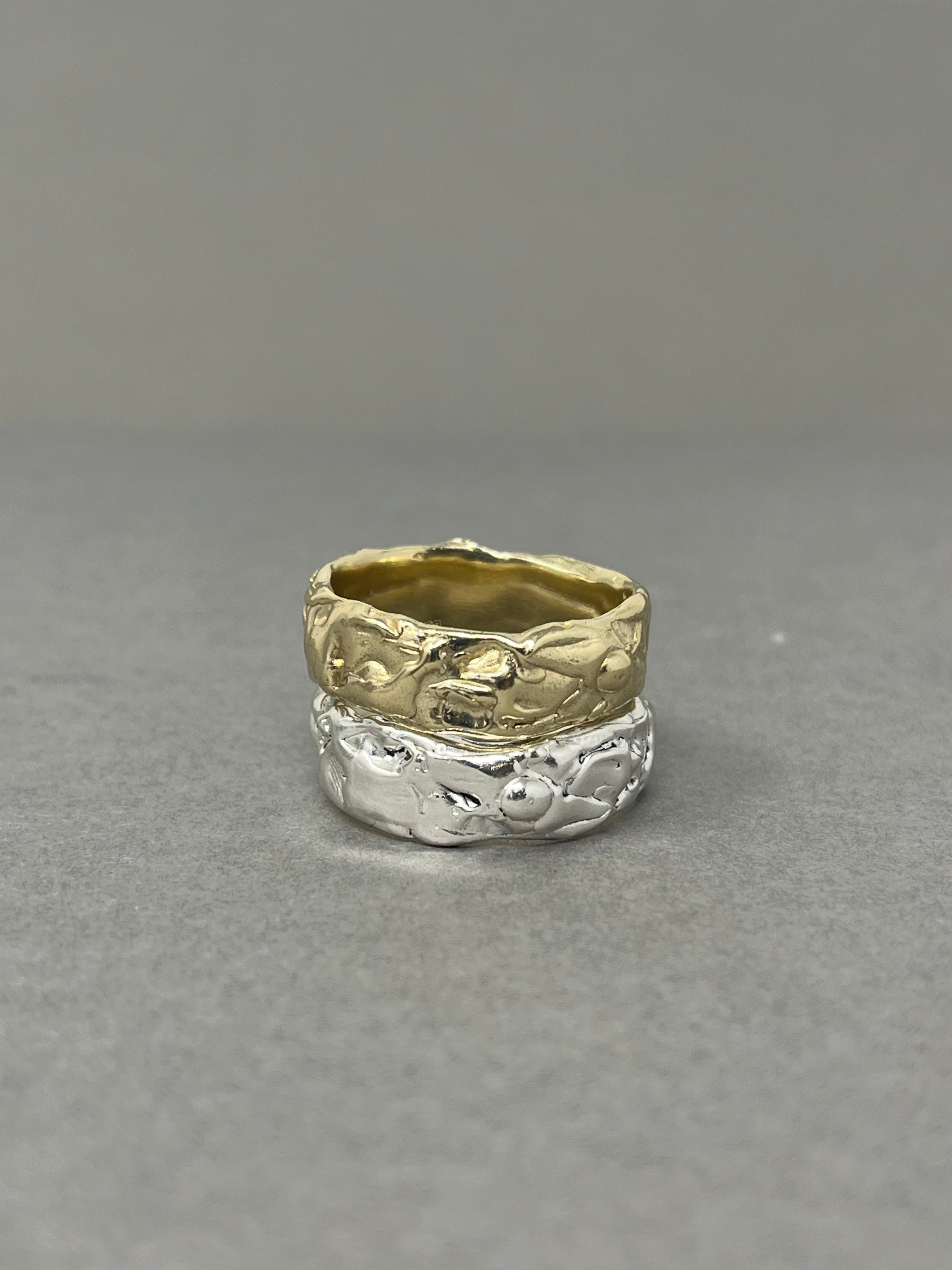 Wide Molten Wedding Ring - Boutee