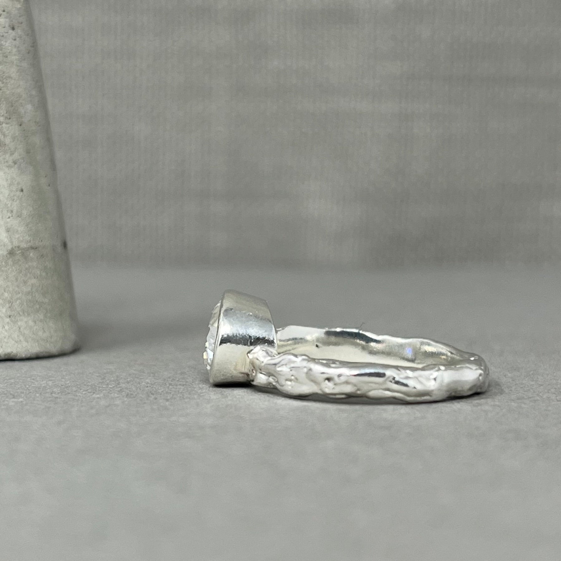Moissanite Teardrop Engagement Ring - Boutee