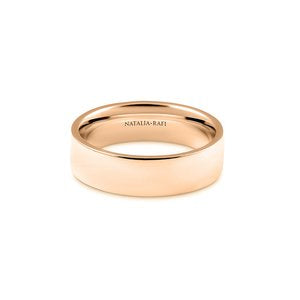 Flat Band Ring in Gold or Platinum - Boutee