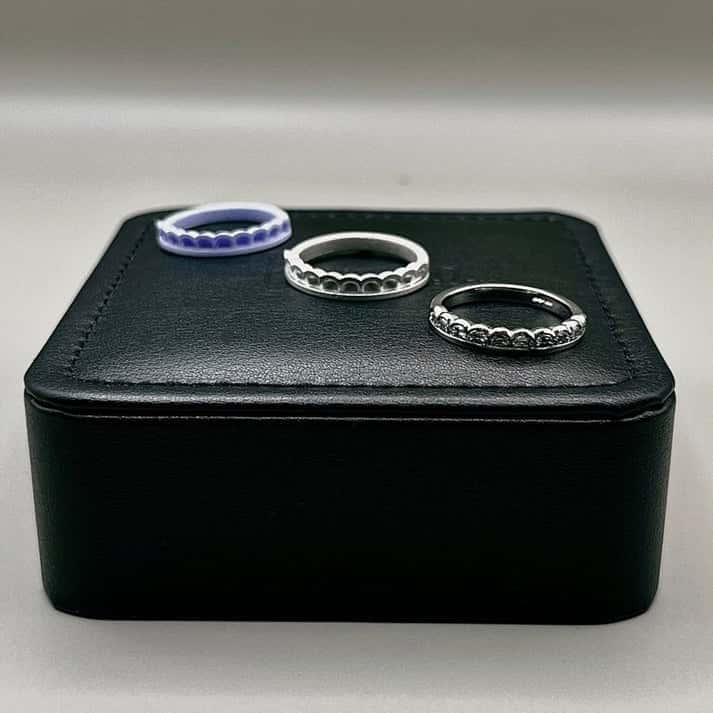 Half Moon Diamond Eternity Ring - Boutee