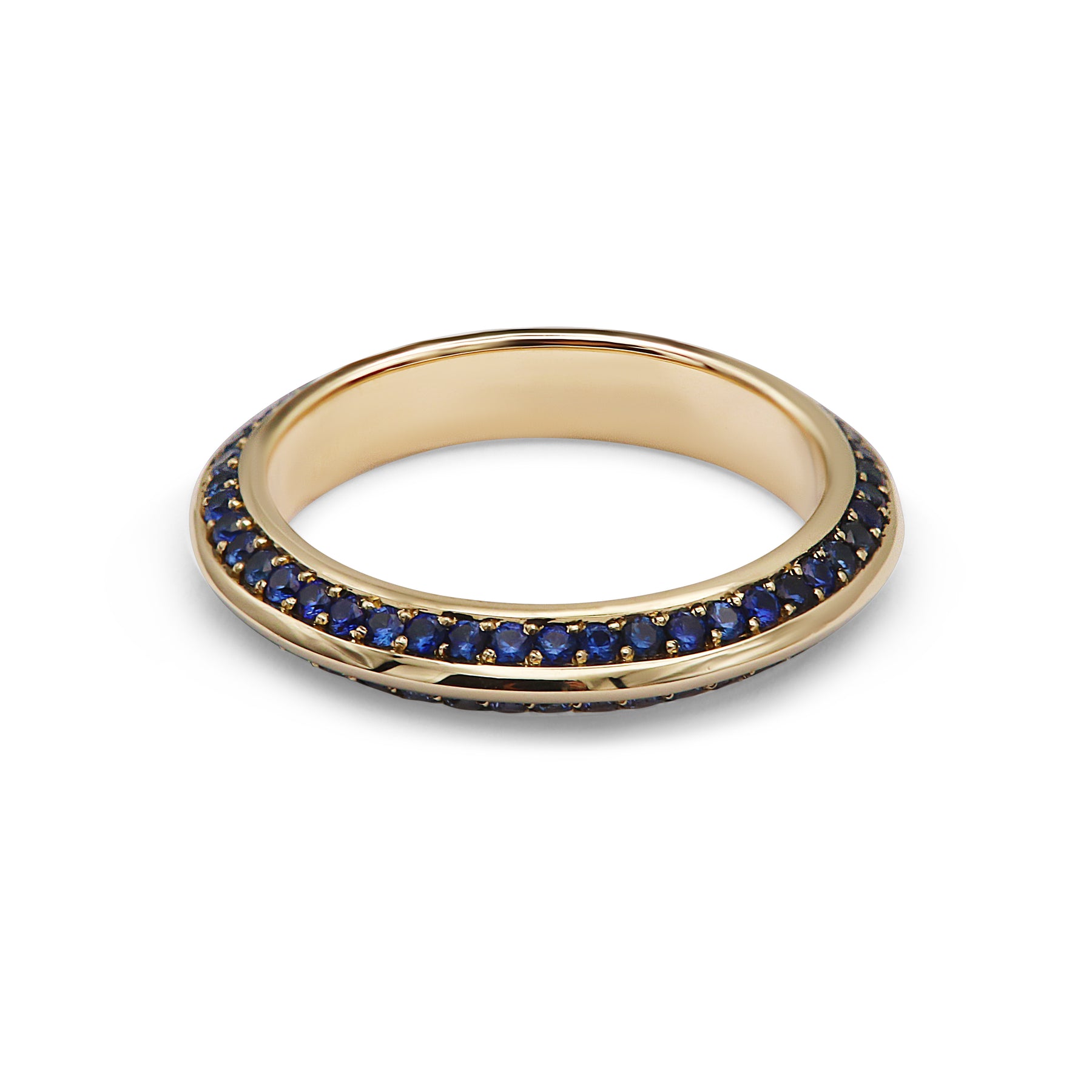 Two-Tone Knife-Edge Ring