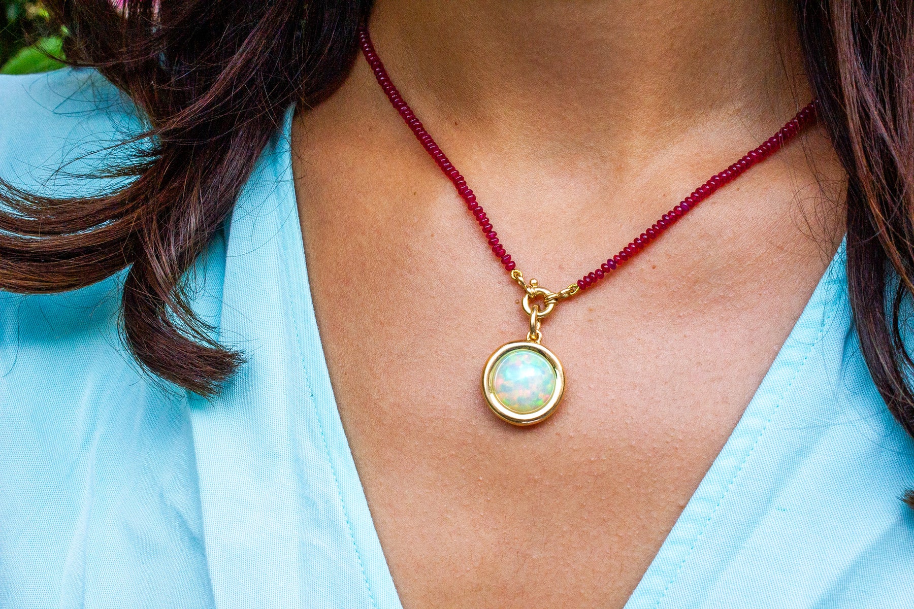 Opal Ruban Pendant - Boutee