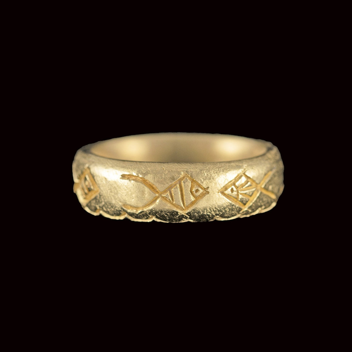 Carved Fish Ring