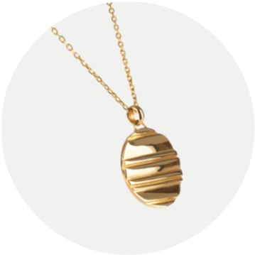 Bespoke gold pendant necklace made by Ruddock Jewelery