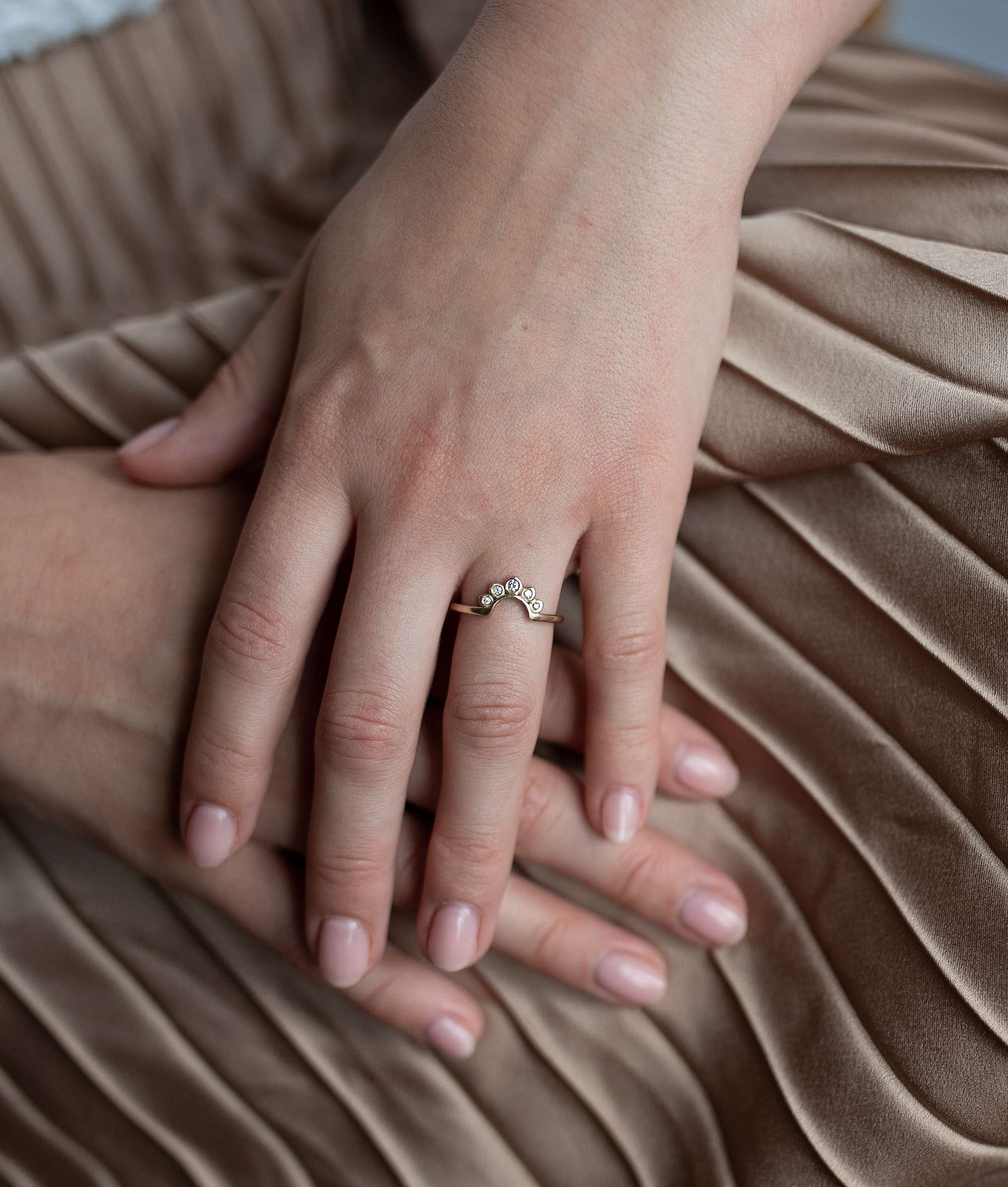 Diamond Petals Ring - Boutee