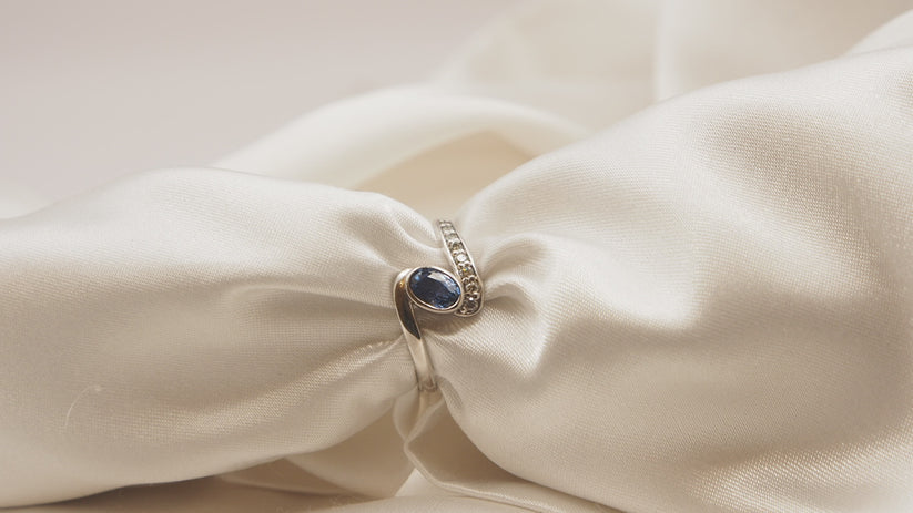Sapphire White Gold 9ct Ring - Boutee