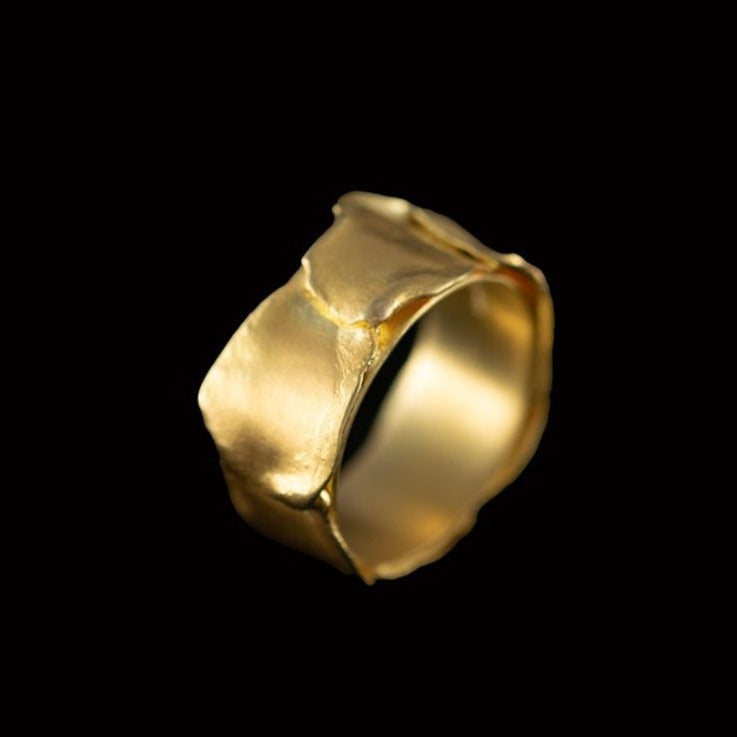 Flakes of Gold Ring