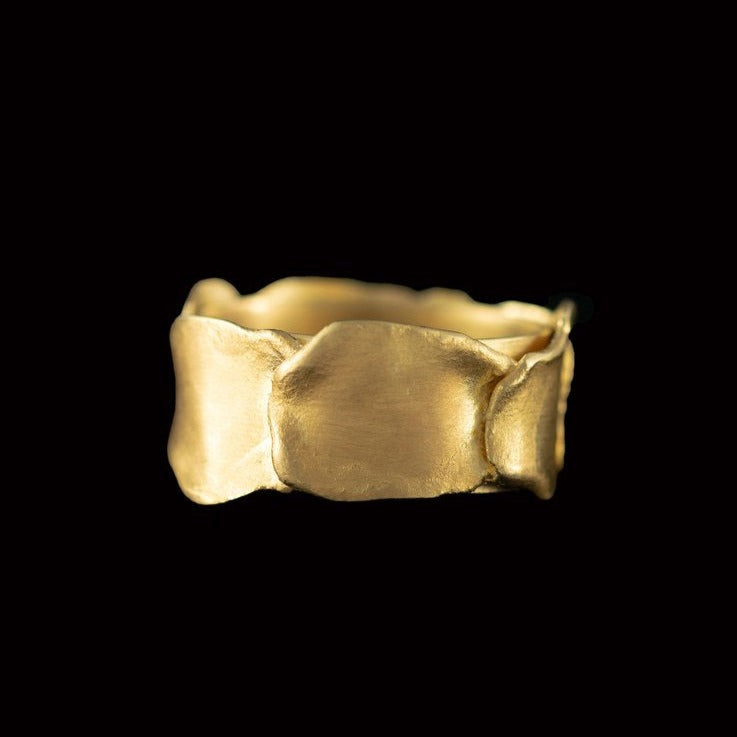 Flakes of Gold Ring