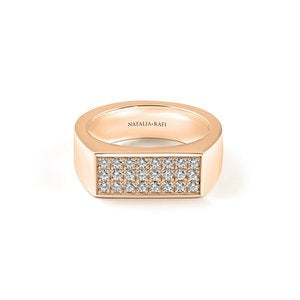 Iced Out Signet Ring - Boutee