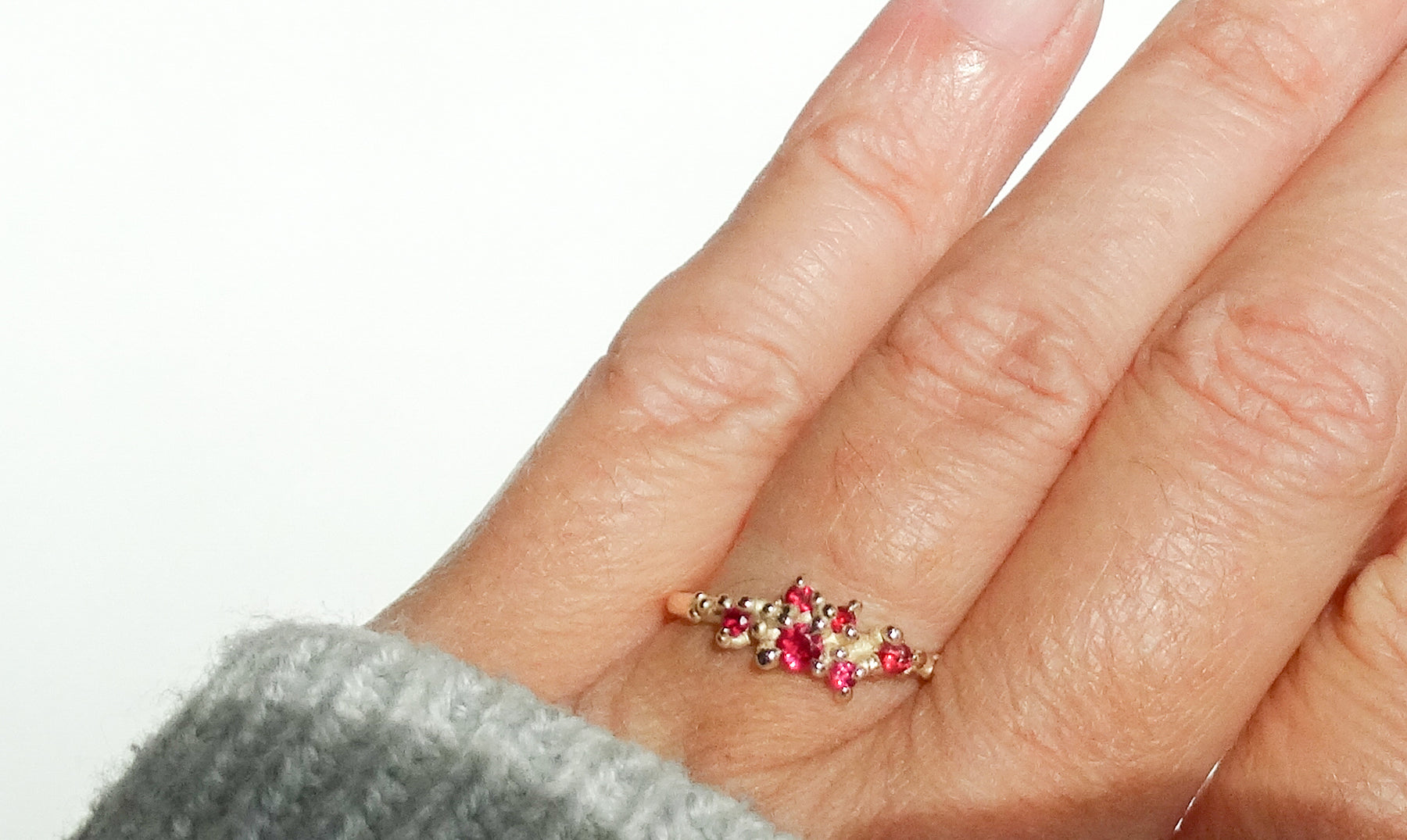 Ruby Small Constellation Ring - Boutee