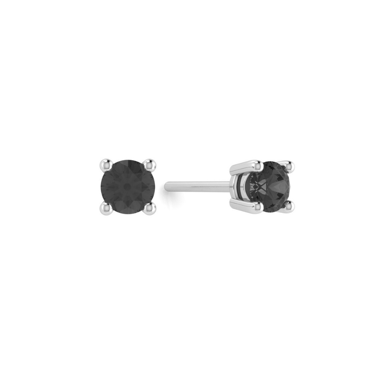 Spinneret- Black Diamond Earrings - Boutee