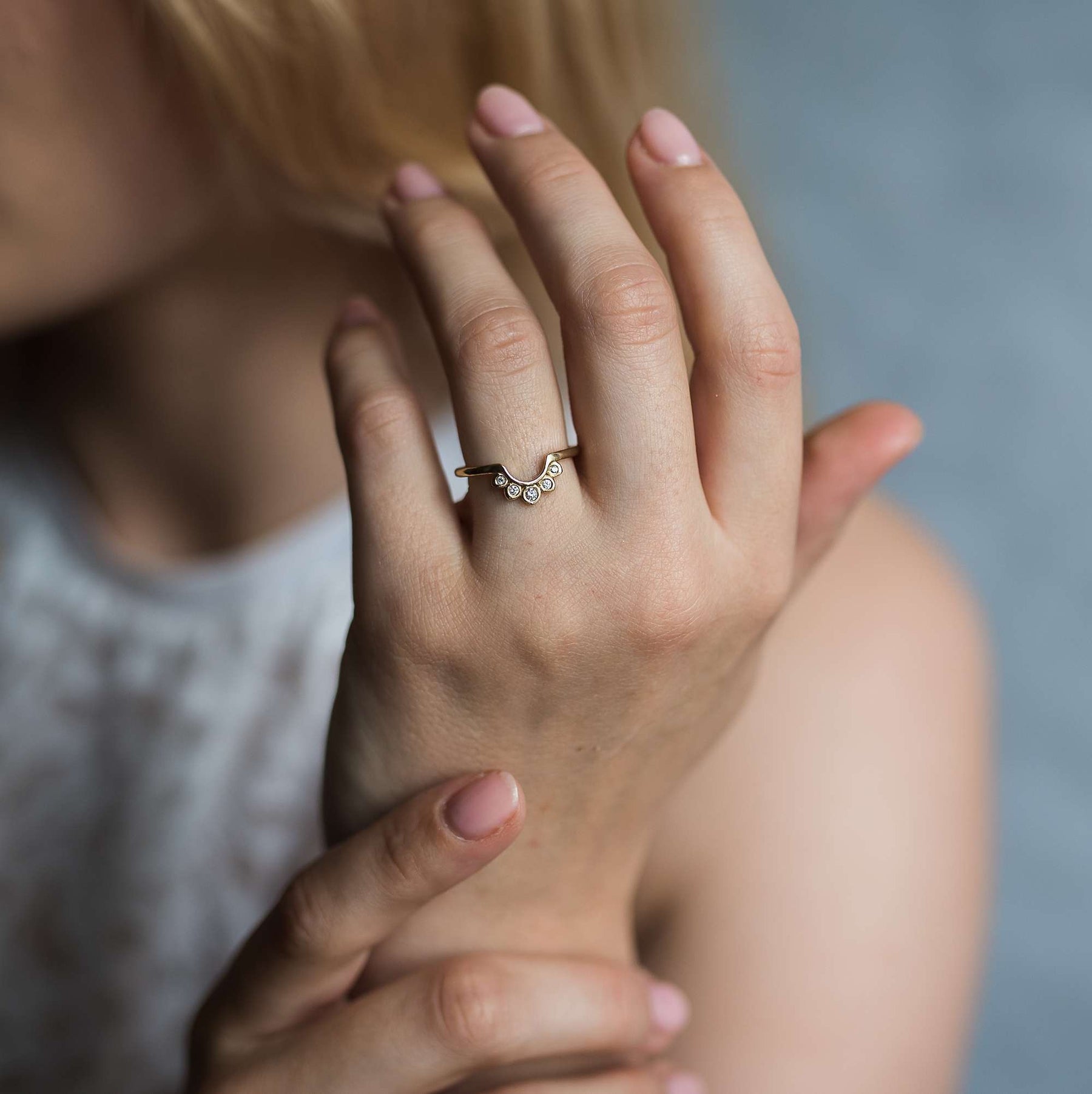 Diamond Petals Ring - Boutee
