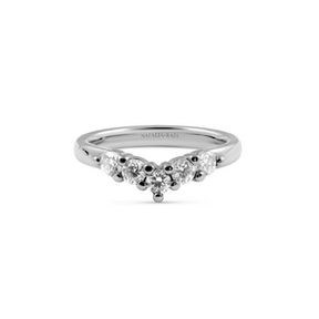 Diamond Wishbone Ring - Boutee