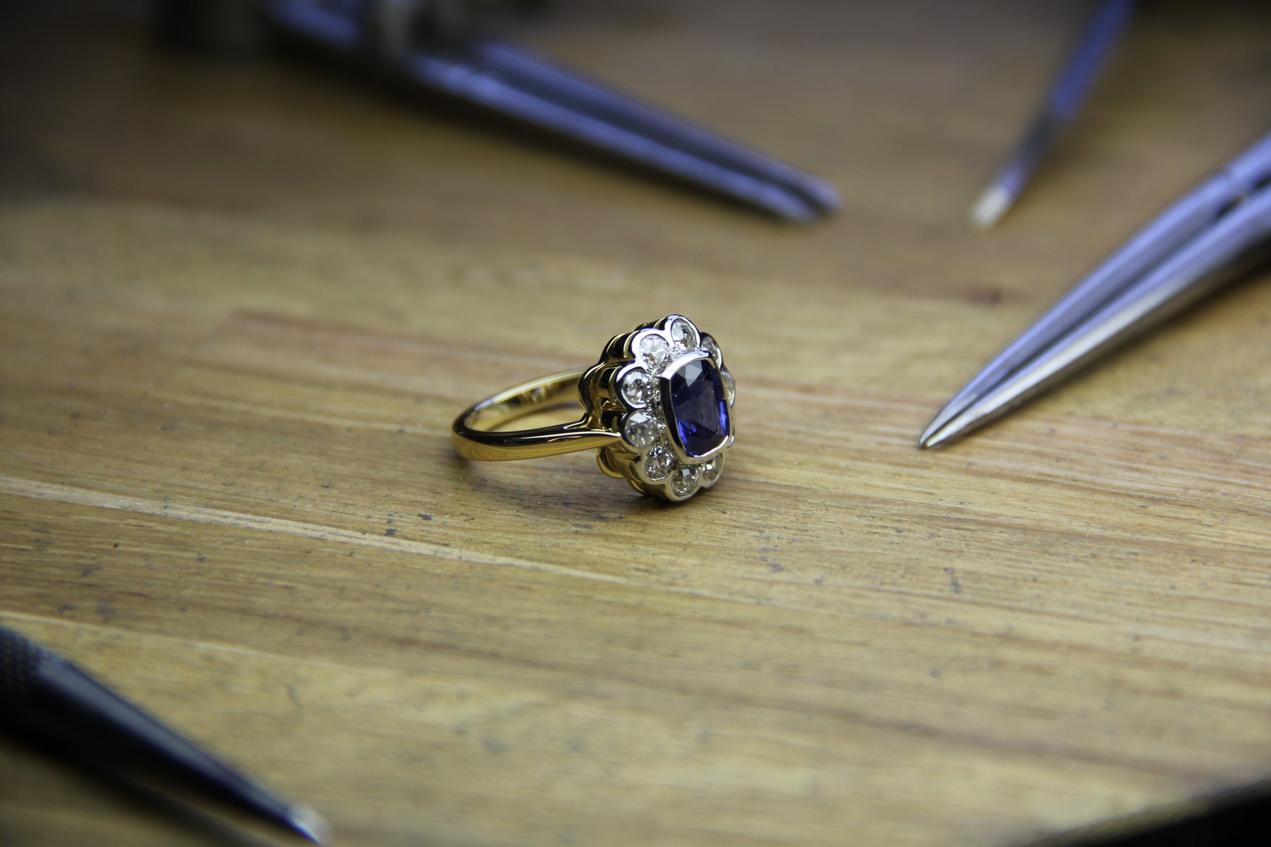 Antique Sapphire & Diamond Re-model - Boutee