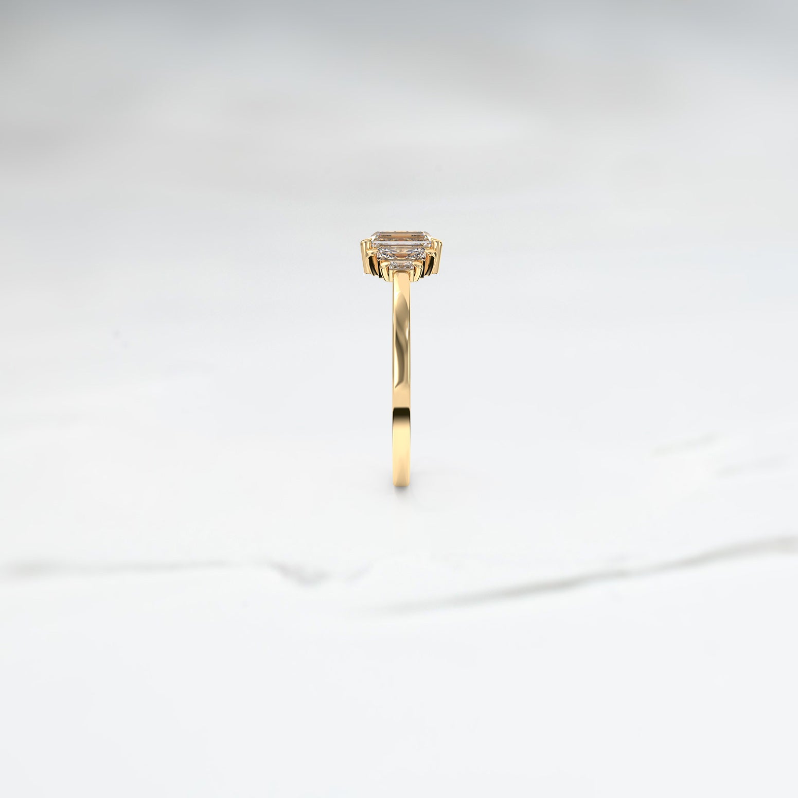 Orion's Lustre Ring - Lelya - bespoke engagement and wedding rings made in Scotland, UK
