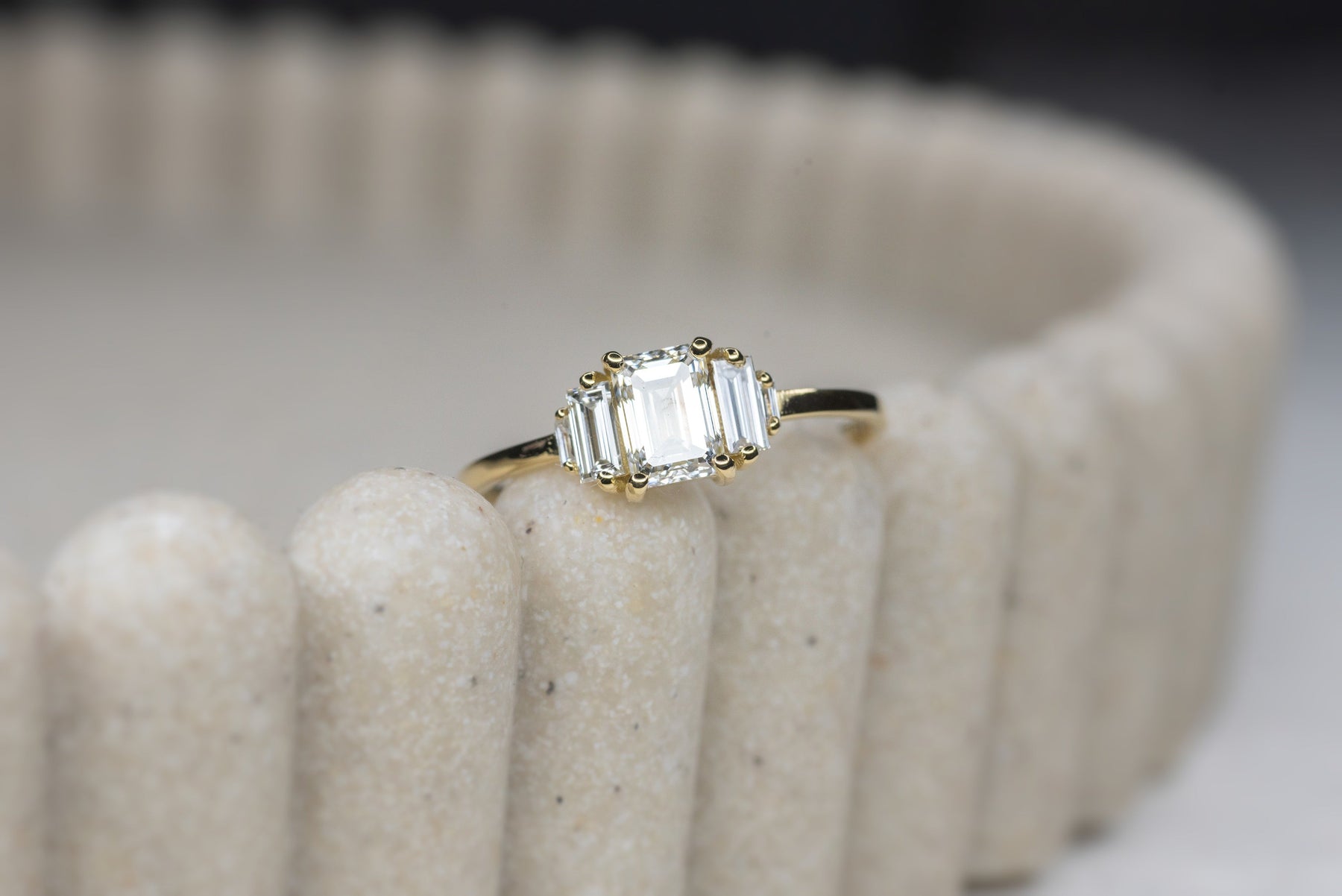 Orion's Lustre Ring - Lelya - bespoke engagement and wedding rings made in Scotland, UK