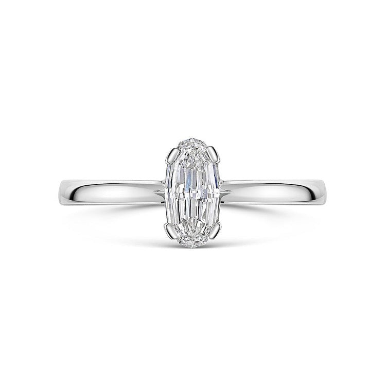 Unique Oval Step Cut Diamond Engagement Ring Unique Oval Step Cut Diamond Engagement Ring Unique Oval Step Cut Diamond Engagement Ring with matching Wedding Ring Making a custom engagement ring - the stages