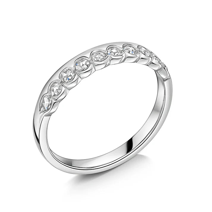 Rose Cut Diamond Wedding Ring - Boutee