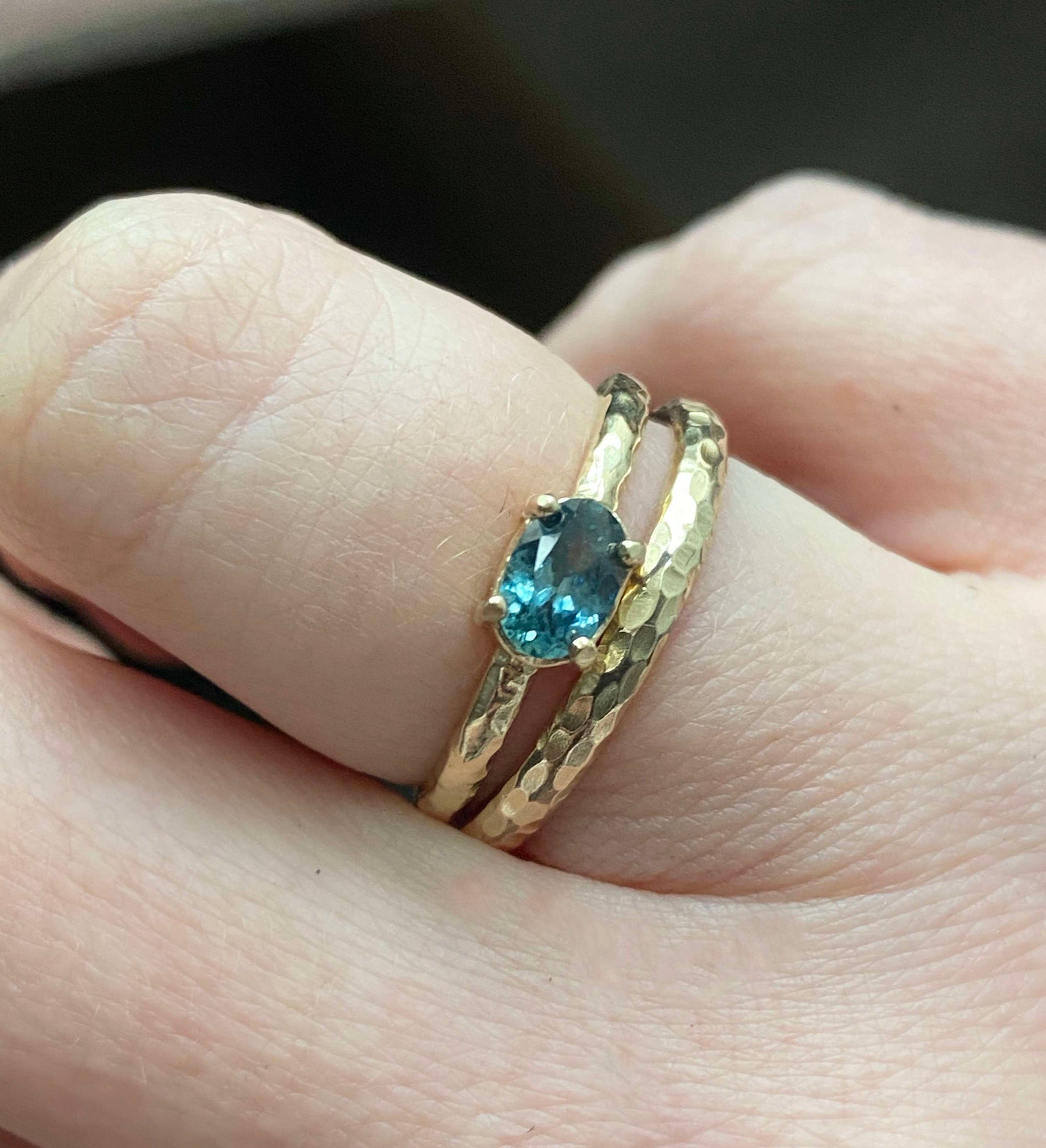 Oval Montana Sapphire Ring - Boutee