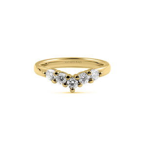 Diamond Wishbone Ring - Boutee