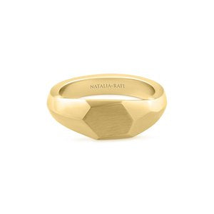 Wilde - Geometric Signet Ring - Boutee