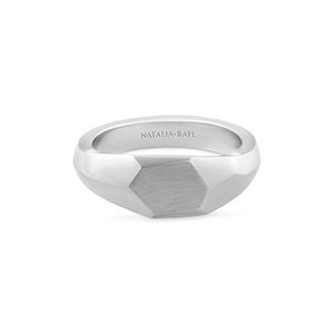 Wilde - Geometric Signet Ring - Boutee