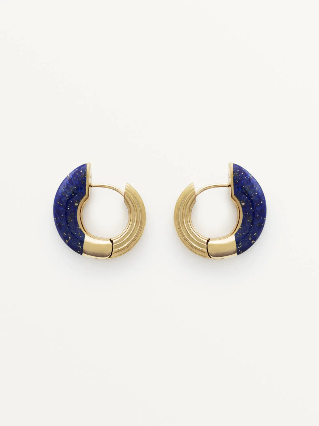 Locus Solus Hoops – Lapis Lazuli & Gold Vermeil - Boutee