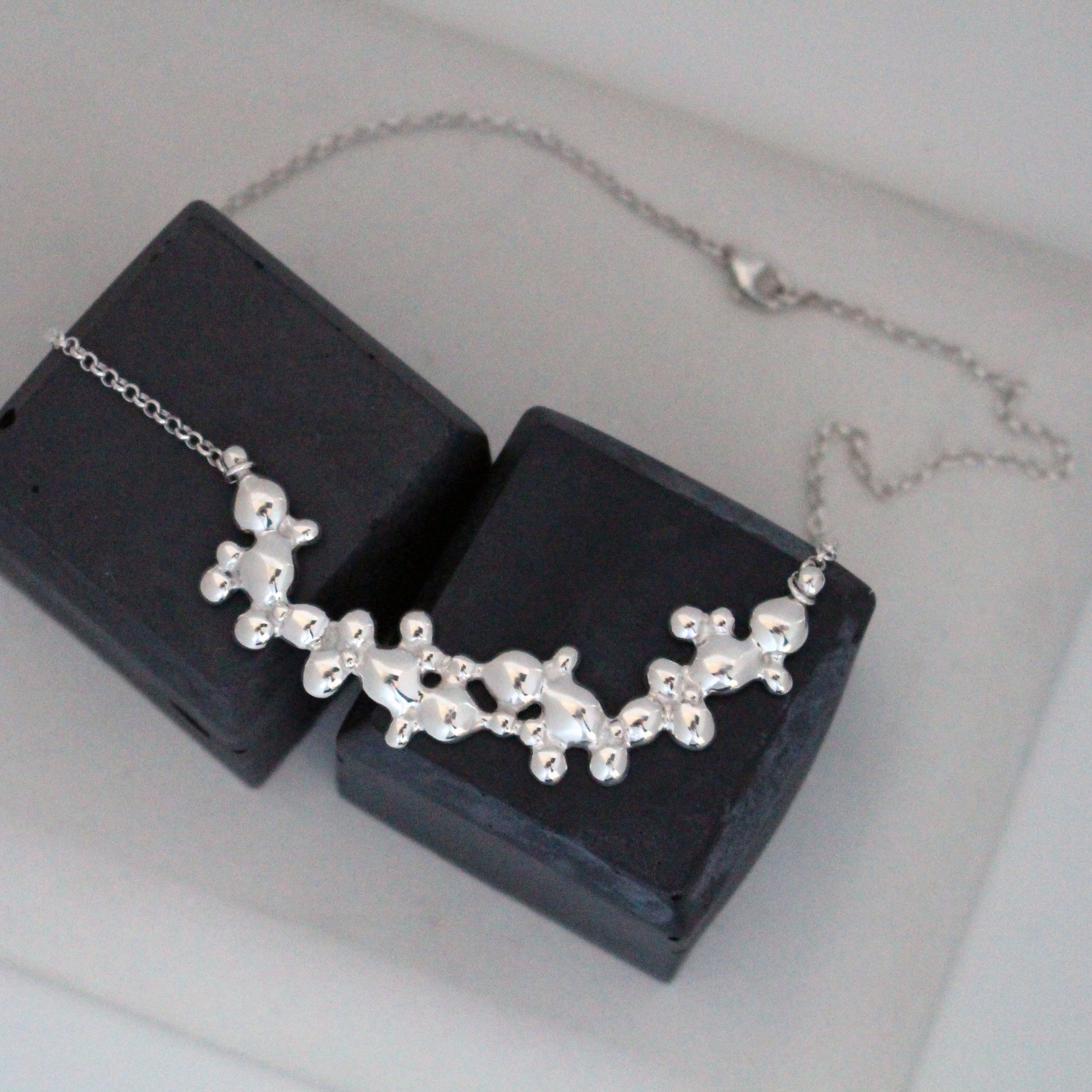 Sterling Silver Magma Necklace - Boutee