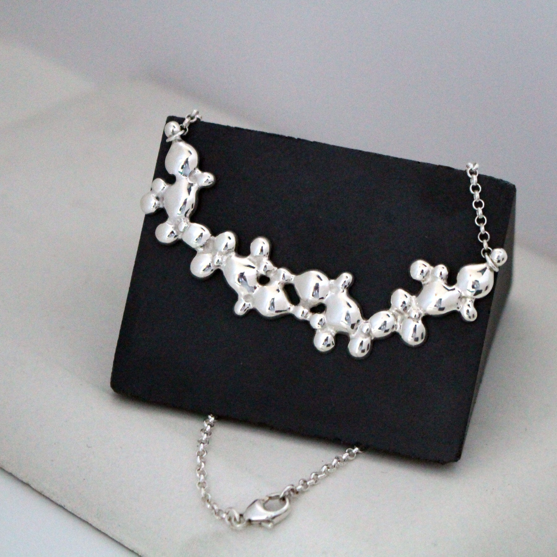 Sterling Silver Magma Necklace - Boutee