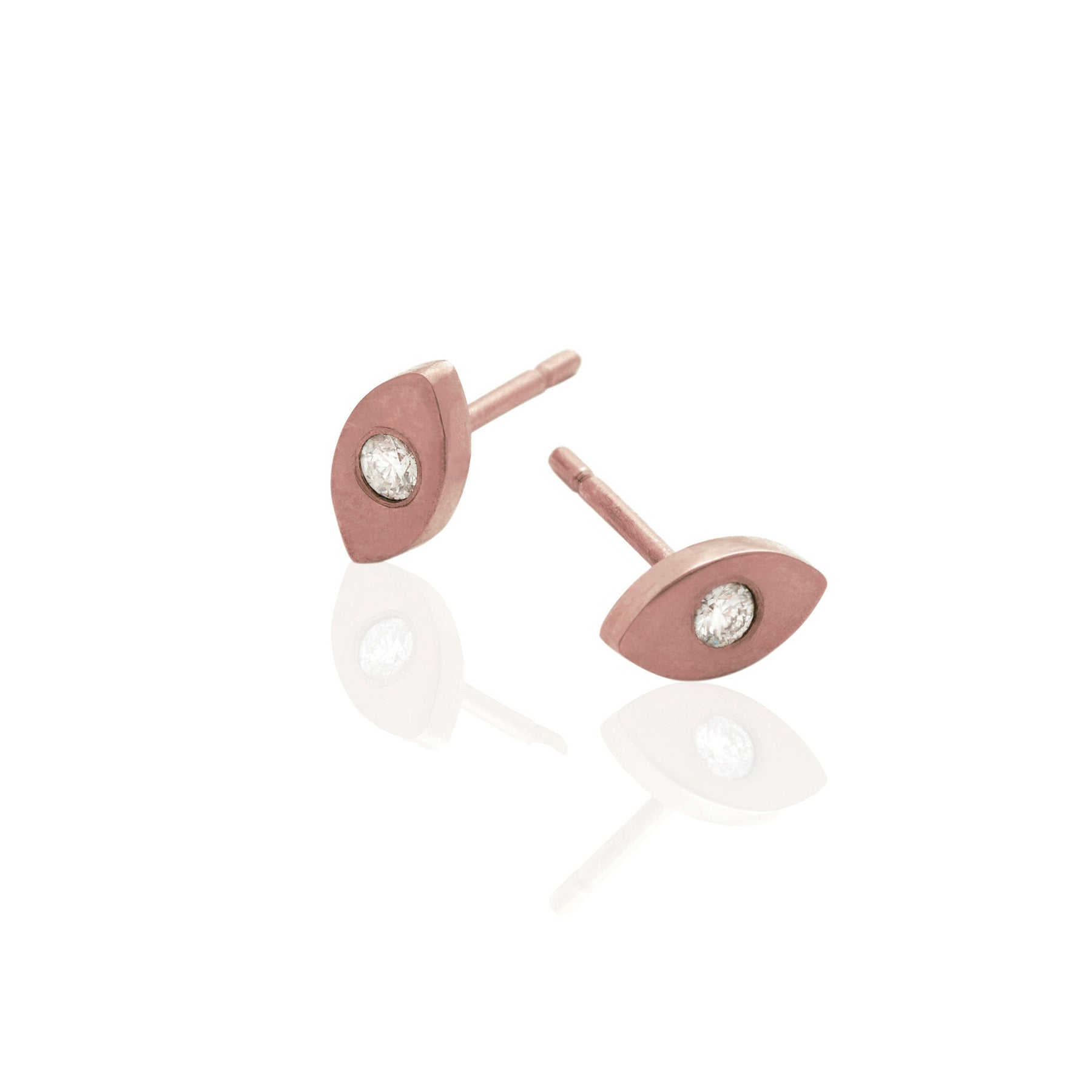 Diamond 9ct Gold earring Stud - Single - Boutee
