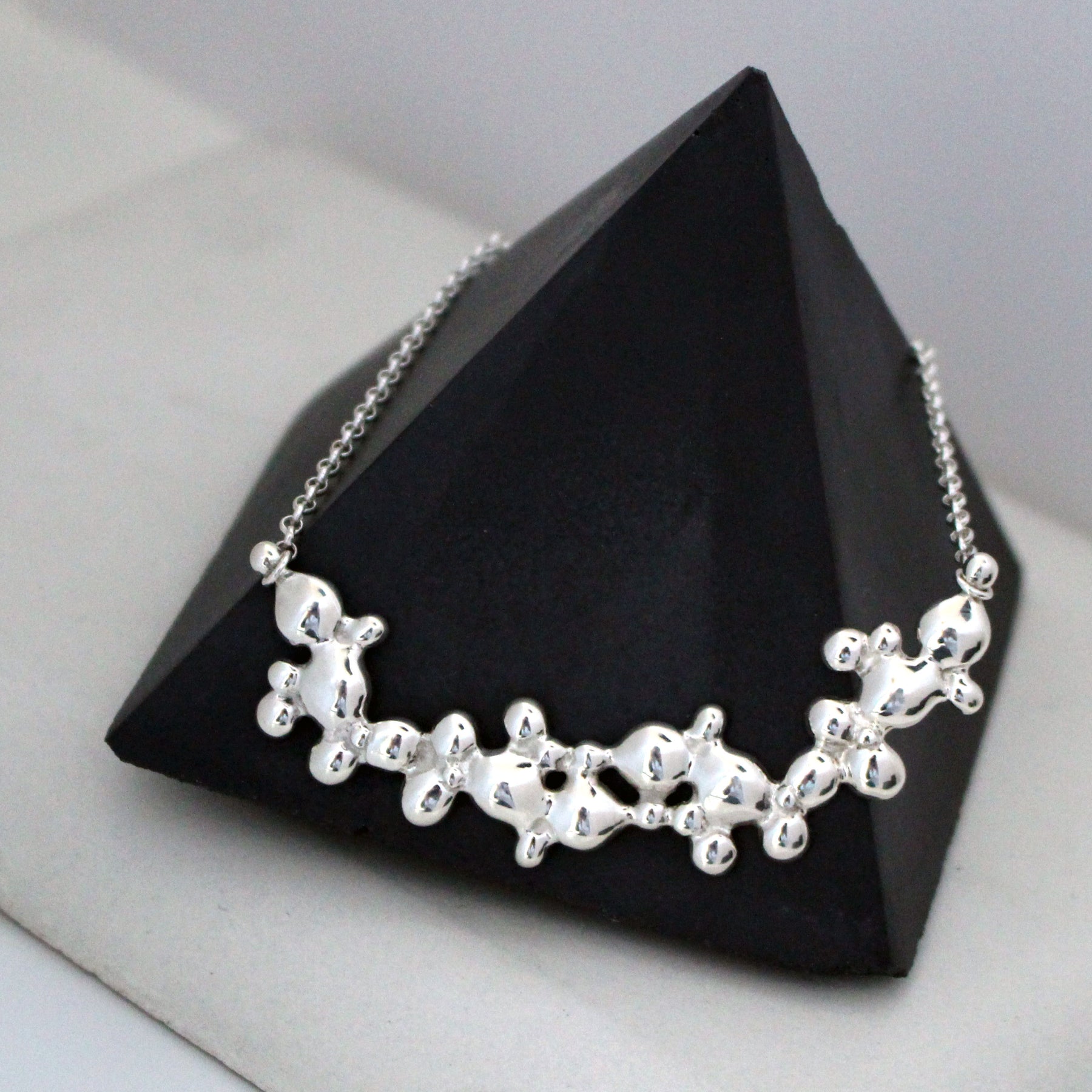 Sterling Silver Magma Necklace - Boutee