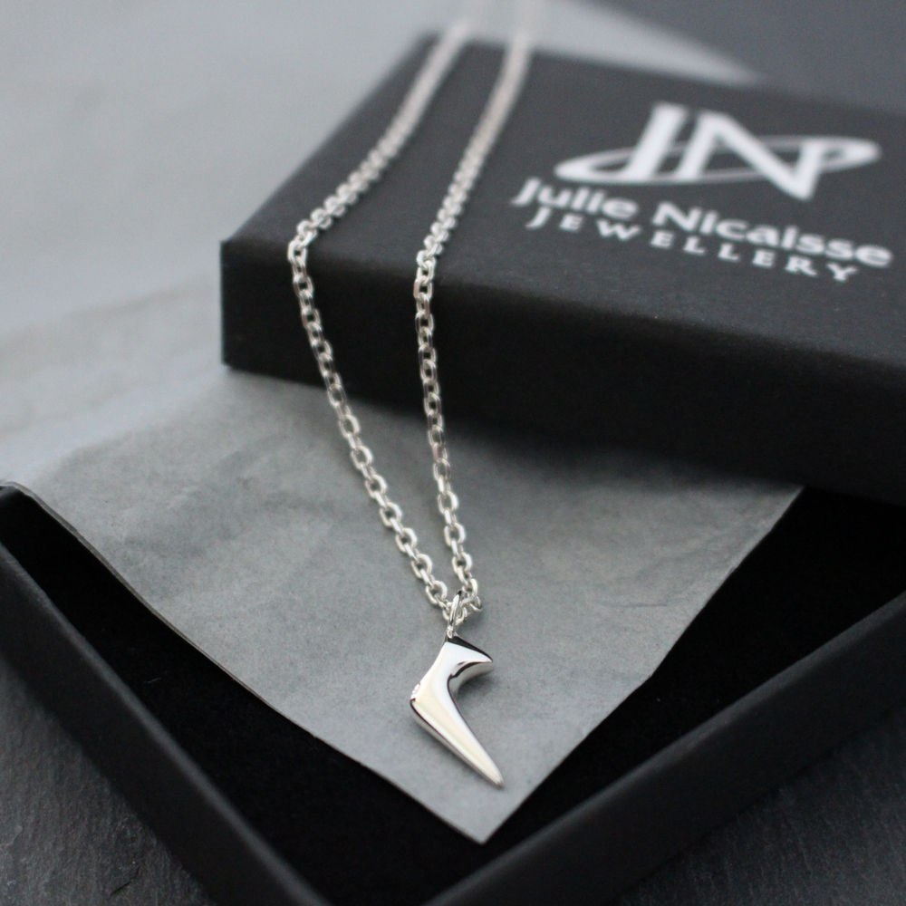 Sterling Silver Comet Pendant On Chain - Boutee