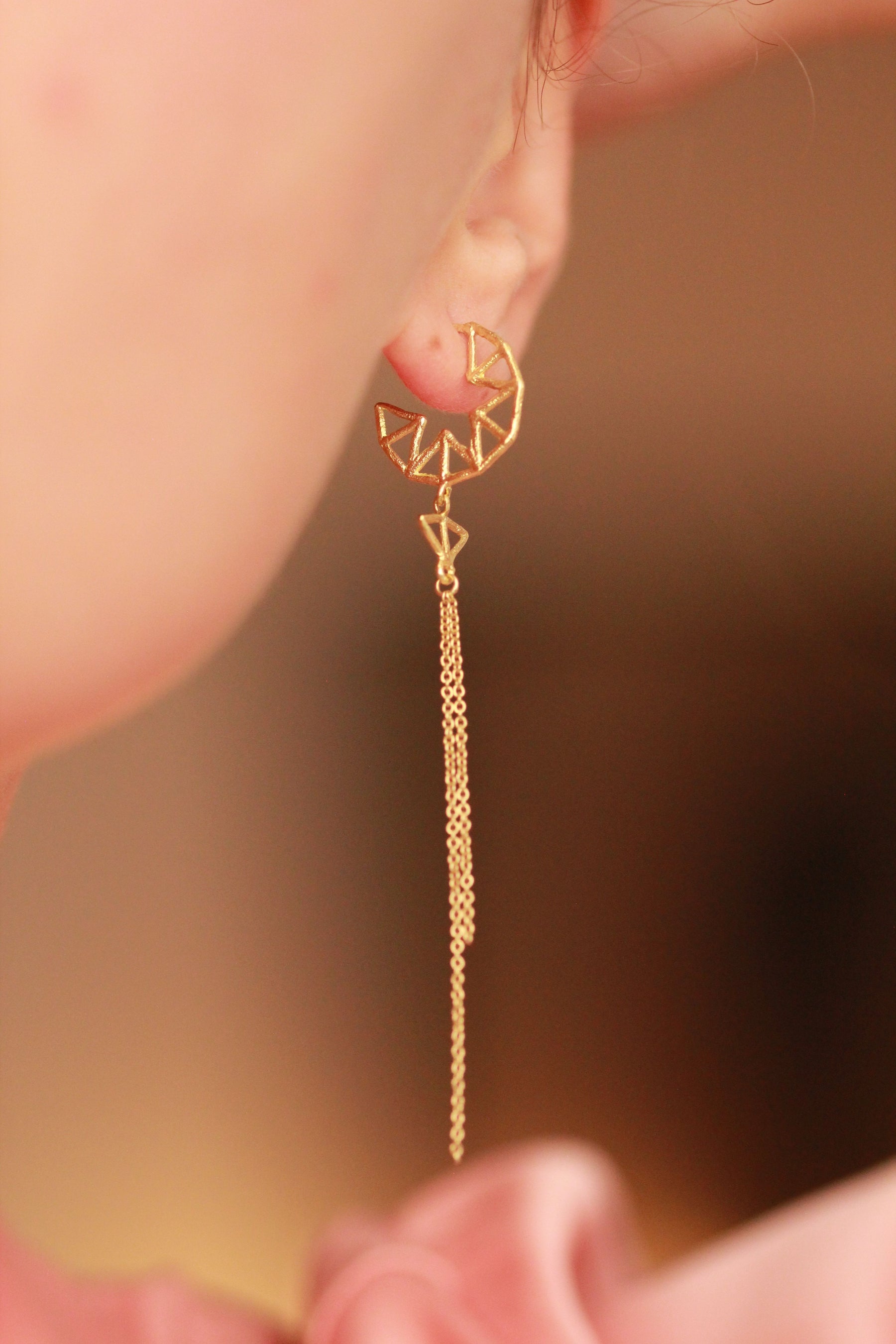 Star Hoops with Tassels - Boutee