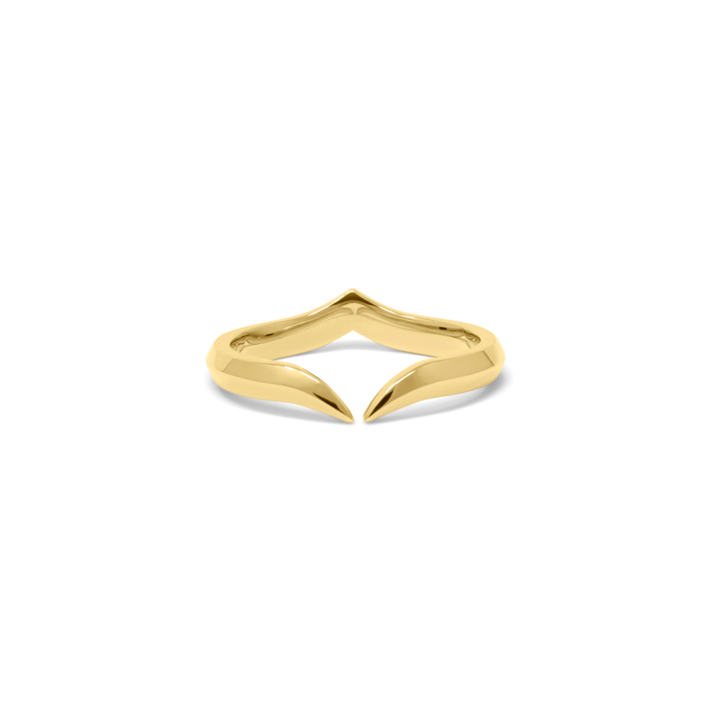 Fang Ring | Gold Vermeil & Rhodium Plated Silver - Boutee
