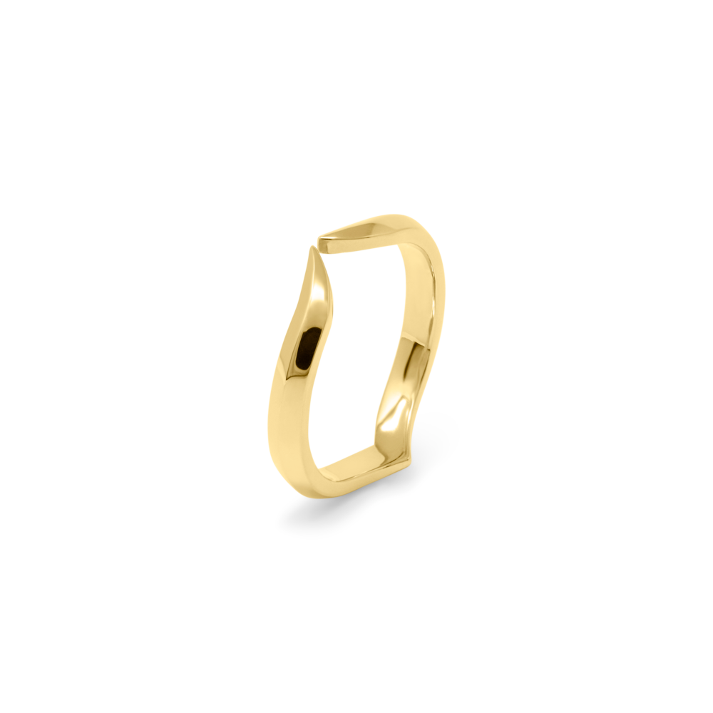 Fang Ring | Gold Vermeil & Rhodium Plated Silver - Boutee