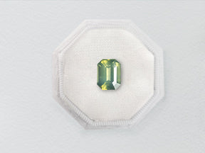 1.29ct Green Sapphire Stardust's Whisper Ring - Lelya - bespoke engagement and wedding rings made in Scotland, UK