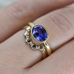 Tiara Ring in 18ct Yellow and White Gold - Boutee
