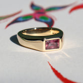 Pink Sapphire Signet