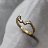 Tiara Ring in 18ct Yellow and White Gold - Boutee