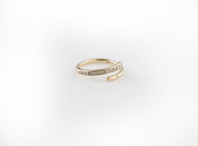 Wrap Around Diamond Ring - Boutee