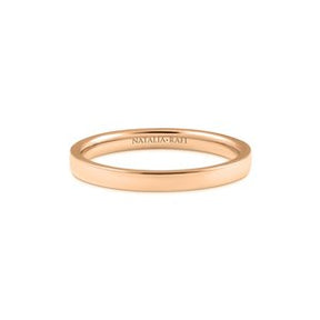 Flat Band Ring in Gold or Platinum - Boutee