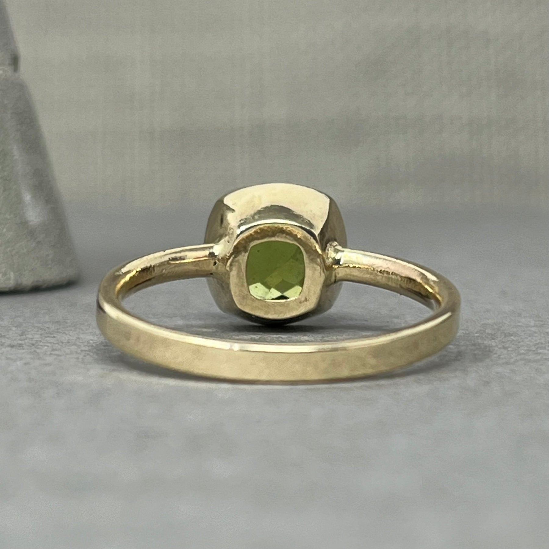 Gold Peridot Cocktail Ring - Boutee