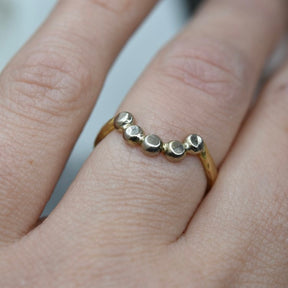 Tiara Ring in 18ct Yellow and White Gold - Boutee