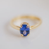 Oval Tanzanite Engagement Ring - Boutee