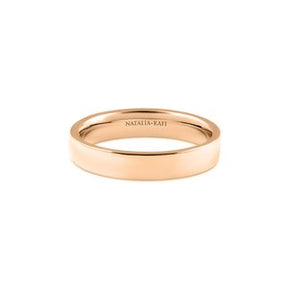 Flat Band Ring in Gold or Platinum - Boutee