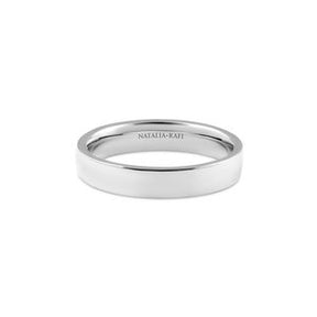 Flat Band Ring in Gold or Platinum - Boutee