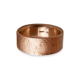 wide rustic Wedding ring - Boutee